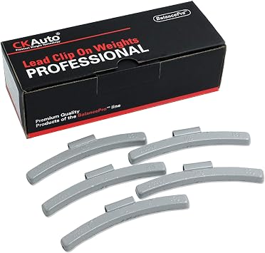 CKAuto MC-Series Cloated 3.00oz Lead Clip on Wheel Weights، 20Pcs/Box