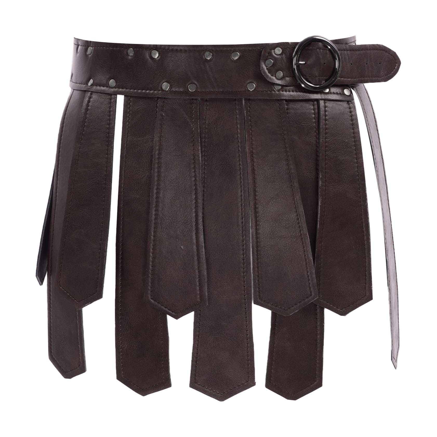 Celanisai Cintura da uomo in pelle PU Gladiator Rock