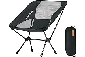 Compact Foldable Chair: CAMEL CROWN Portable Camping Chair