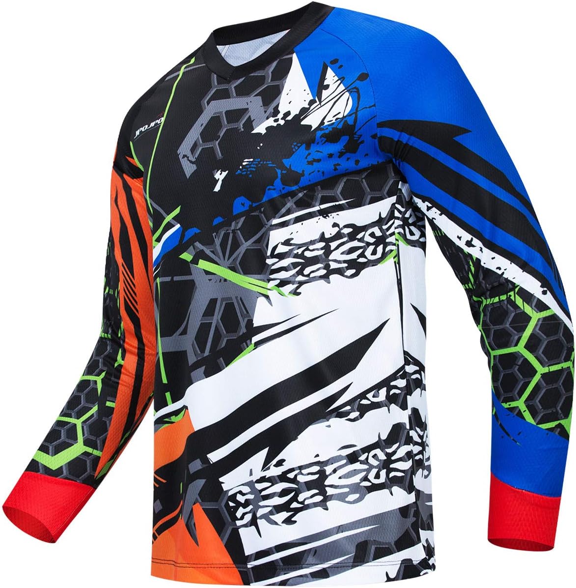 Hotlion Cycling Jersey Men Long Sleeve MTB Motocross Shirt Off-Road Racewear