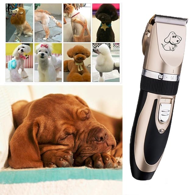 Foto 8 de 8 de BaoRun súper ventas profesional Grooming Kit recargable Pet Cat Dog Hair Trimmer eléctrico Clipper máquina…