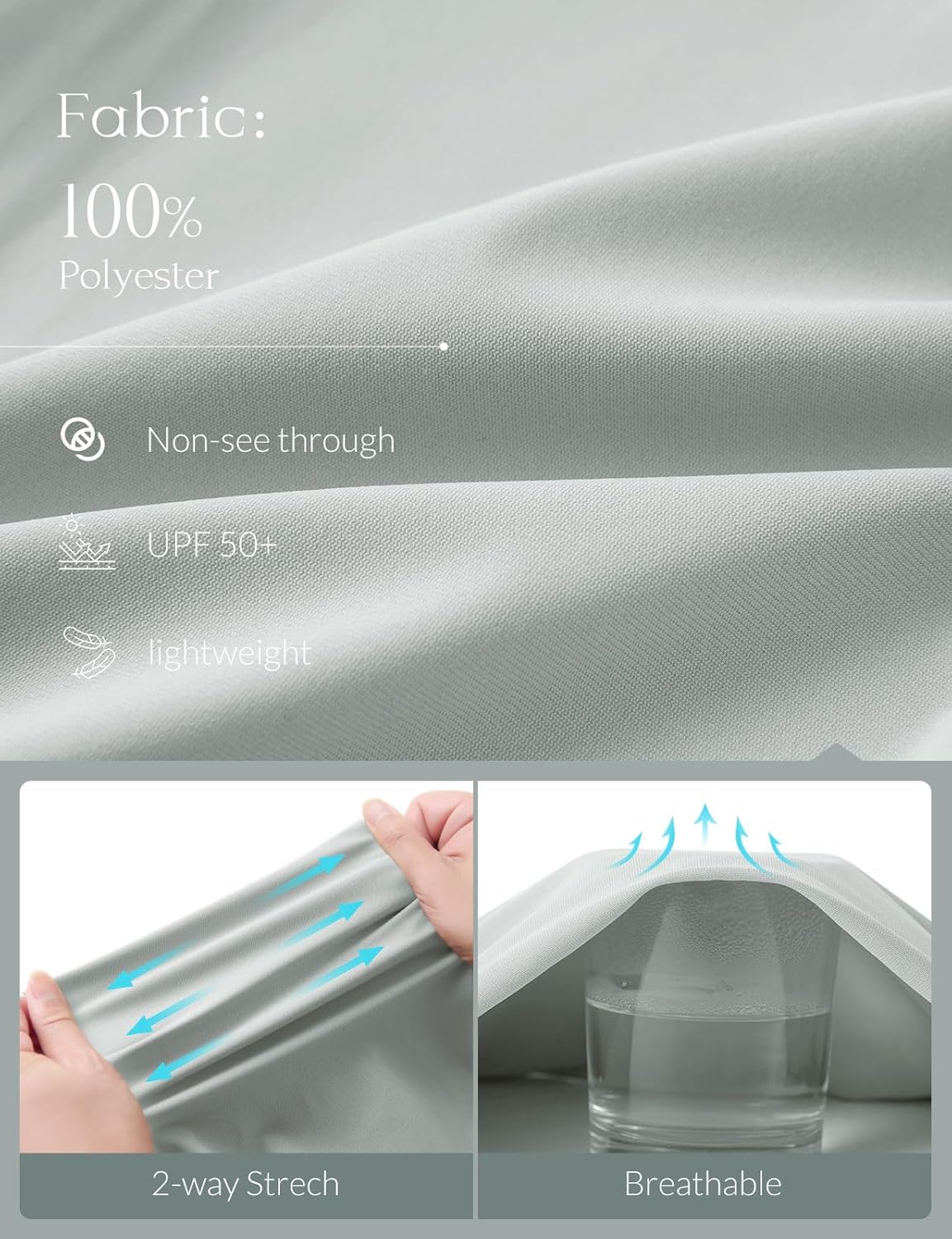 baleaf Women's Golf Pants Straight Leg Stretch Work Travel Pant with Pockets Dressy Bussiness Casual Slacks UPF 50+ - Image 4