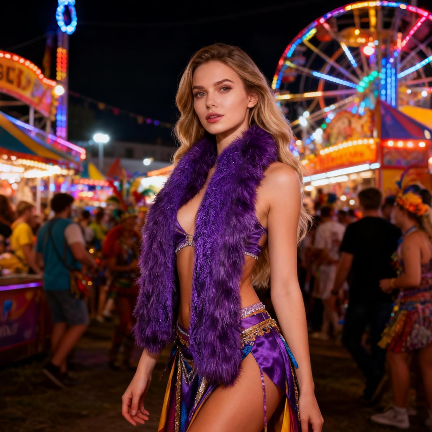 10 pcs Feather Boas 5ft Artificial Fluffy Boas Colorful Feather Boas Set for Women Costume Halloween Wedding Christmas - Image 5