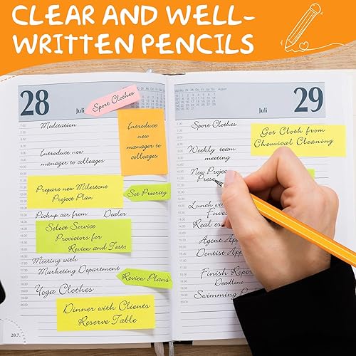 Miniatura 4 de Honoson Paquete de 1800 lápices HB #2 con caja de madera a granel, lápices sin afilar con borrador para escuela, aula, profesor, regalo de regreso a