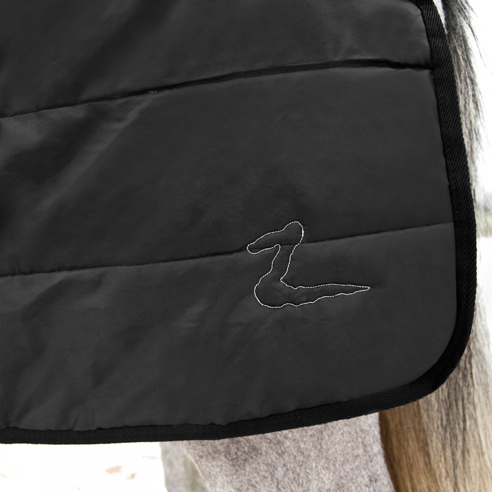 HORZE Coperta per Cavallo Nevada Inverno, 200 g, Black(BL), 130