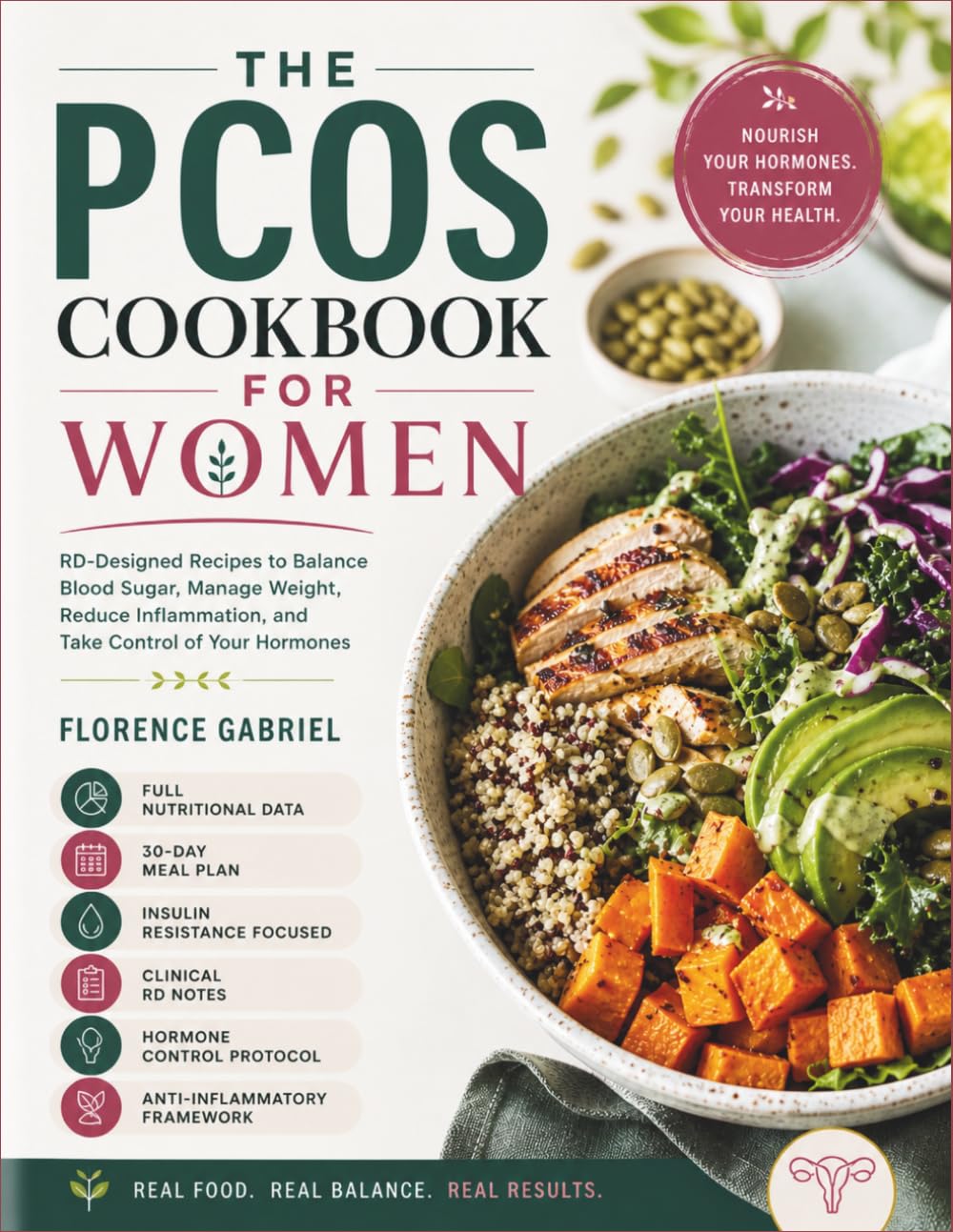 THE PCOS COOKBOOK FOR WOMEN: RD-Designed Recipes to Balance Blood Sugar, Manage Weight, Reduce Inflammation, and Take Control of Your Hormones