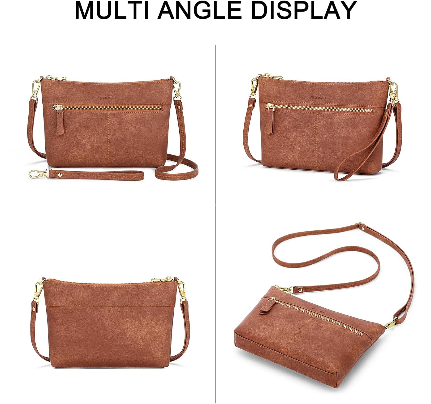 RONSIN Crossbody Bag for Women Cell Phone Purse Shoulder Handbags Adjustable Strap