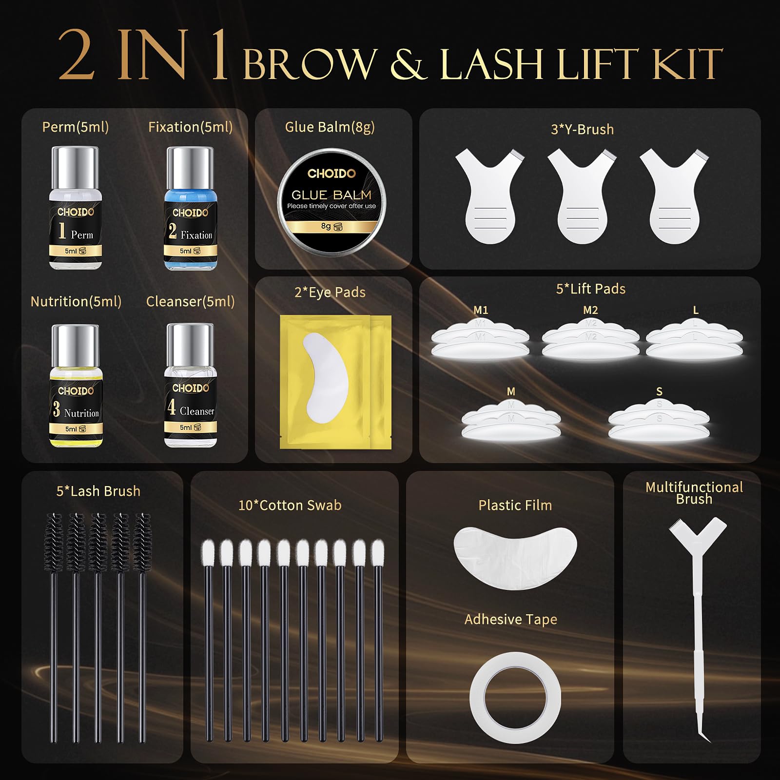 CHOIDO Lash Lift and Brow Lamination Kit
