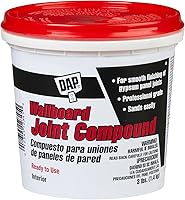 DAP Wallboard Joint Compound 3lb - Ready-Mixed Drywall Mud for Smooth Joints, Repairs & Texturing