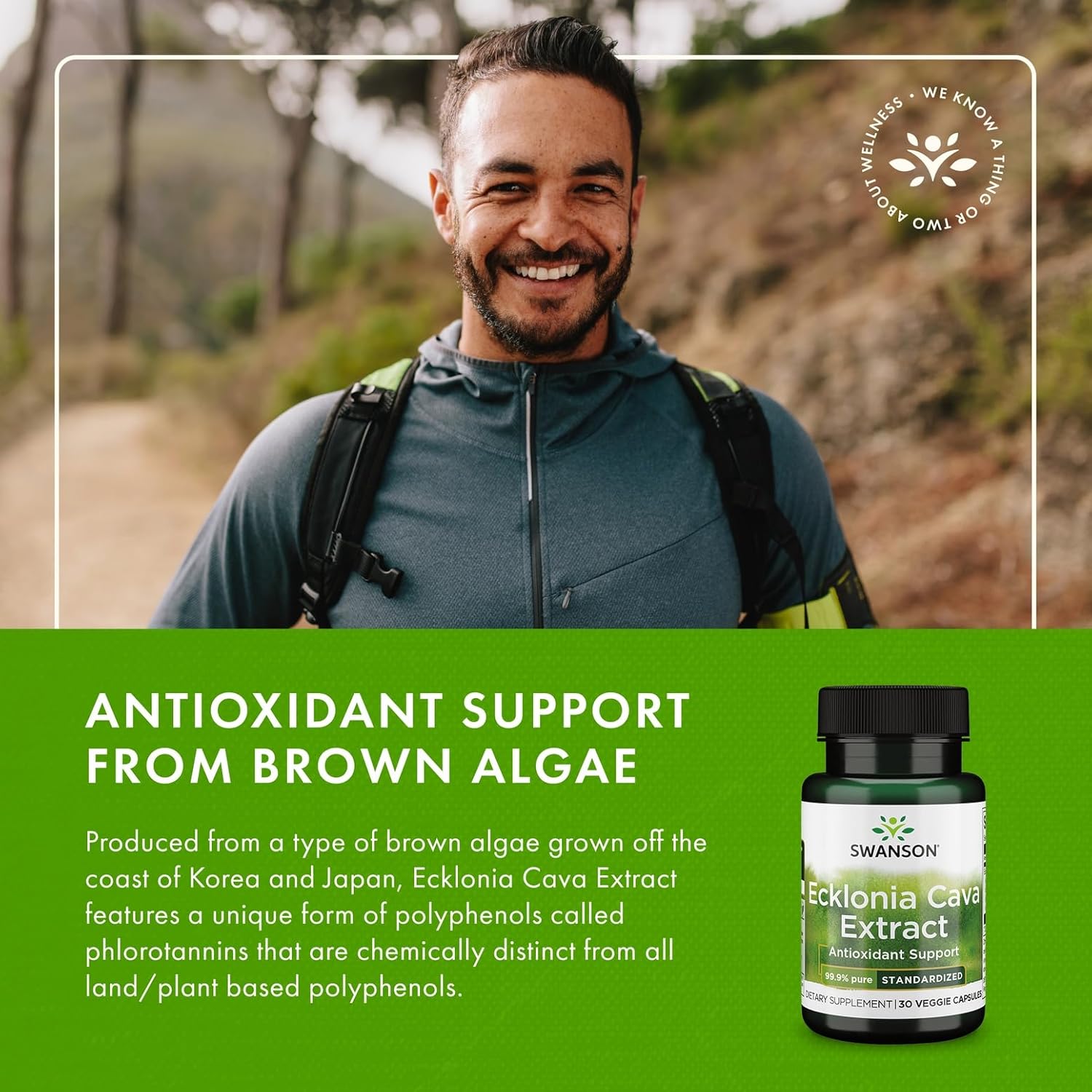 Swanson Ecklonia Cava Extract - Standardized 30 Veg Caps (3 Pack) - Image 6