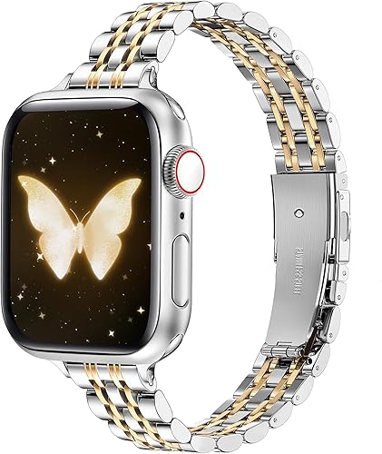 Miniatura 7 de Correa delgada de acero inoxidable para Apple Watch de 1.772 pulgadas, 1.732 pulgadas, 1.654 pulgadas, 1.732 pulgadas, 1.732 pulgadas, correa