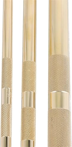 Miniatura 5 de Juego de 3 punzones de latón moleteados de deriva, juego de punzones de cincel para 3/4 pulgadas 1/2 pulgadas 3/8 pulgadas 61360