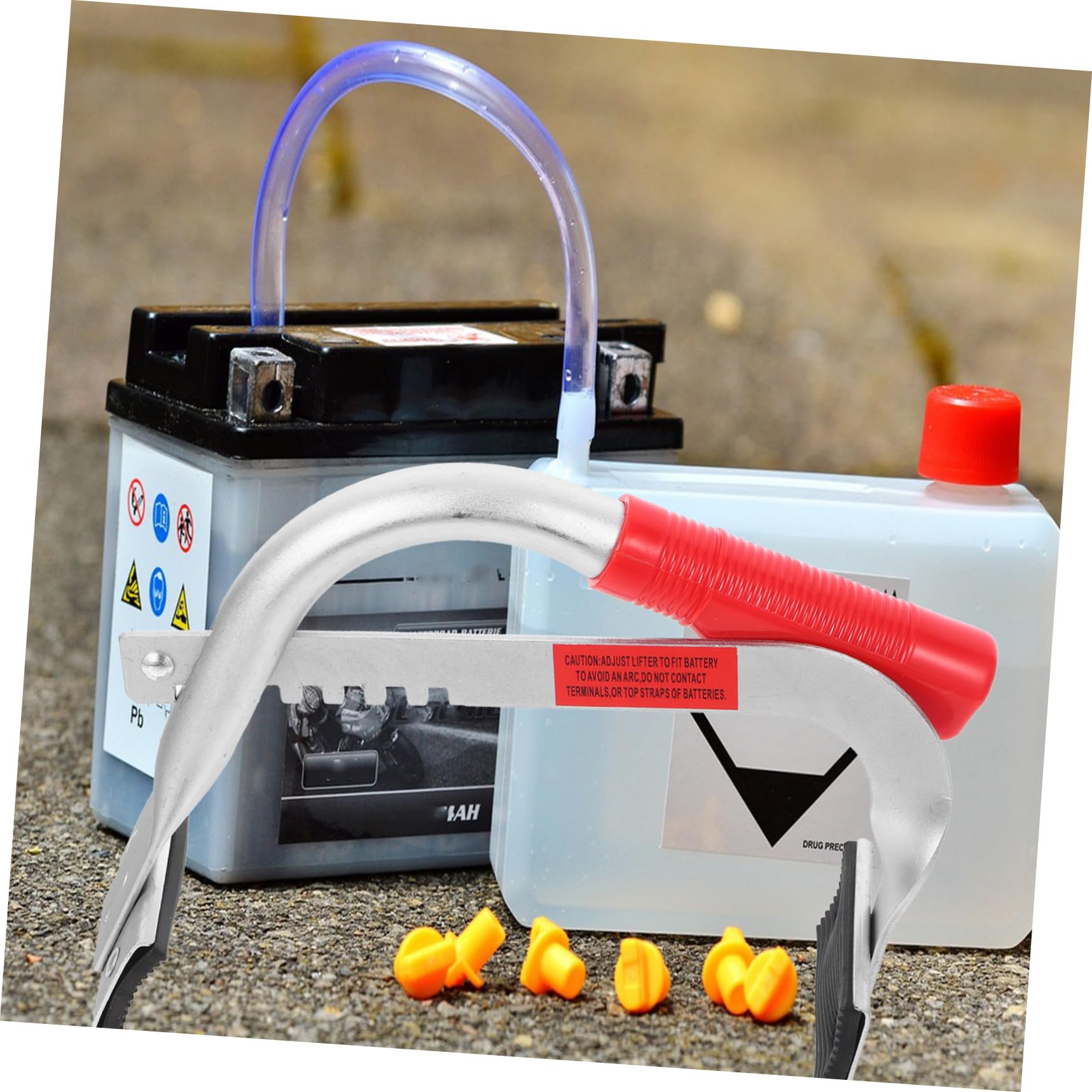 Battery Carrier Regolabile per Batteria Auto, 14-21cm