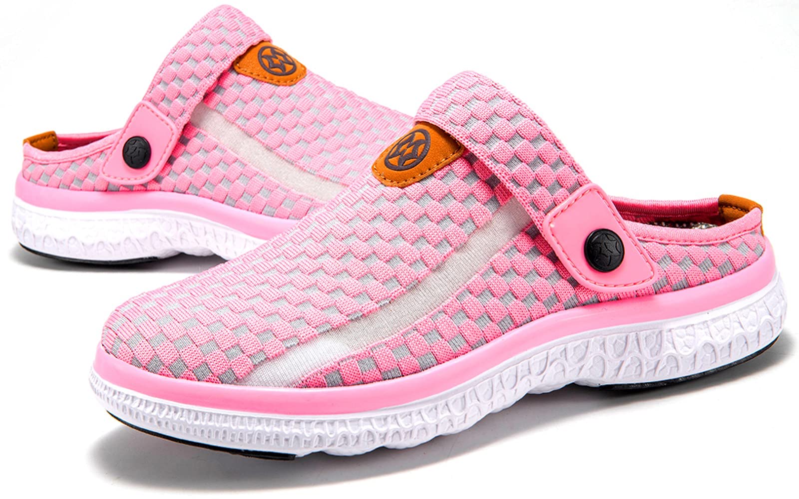 Zuecos Mujer Hombre Zapatillas de Playa Sandalias Piscina Verano Respirable Zapatos de Jardín Antideslizante Clogs Malla Casual Pantuflas