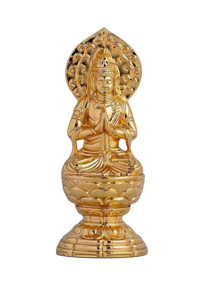 仏像 骨董 ◇錵◇ 仏教美術 針尾廣志作 木彫 聖観音立像 51.5cm 仏像唐物