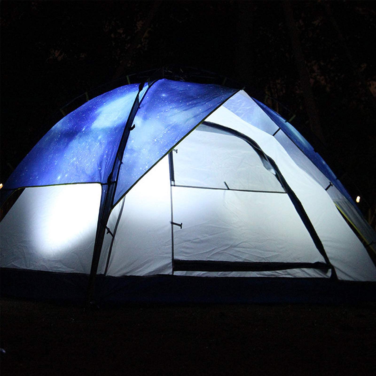 Festival-Campingzelt, automatisches Sternenhimmel-Zelt, schnelles automatisches Sofort-Strandzelt für 2–4 Personen, einfach aufzubauen und zu verpacken, multifunktionales Outdoor-Zelt Sport & Freizeit