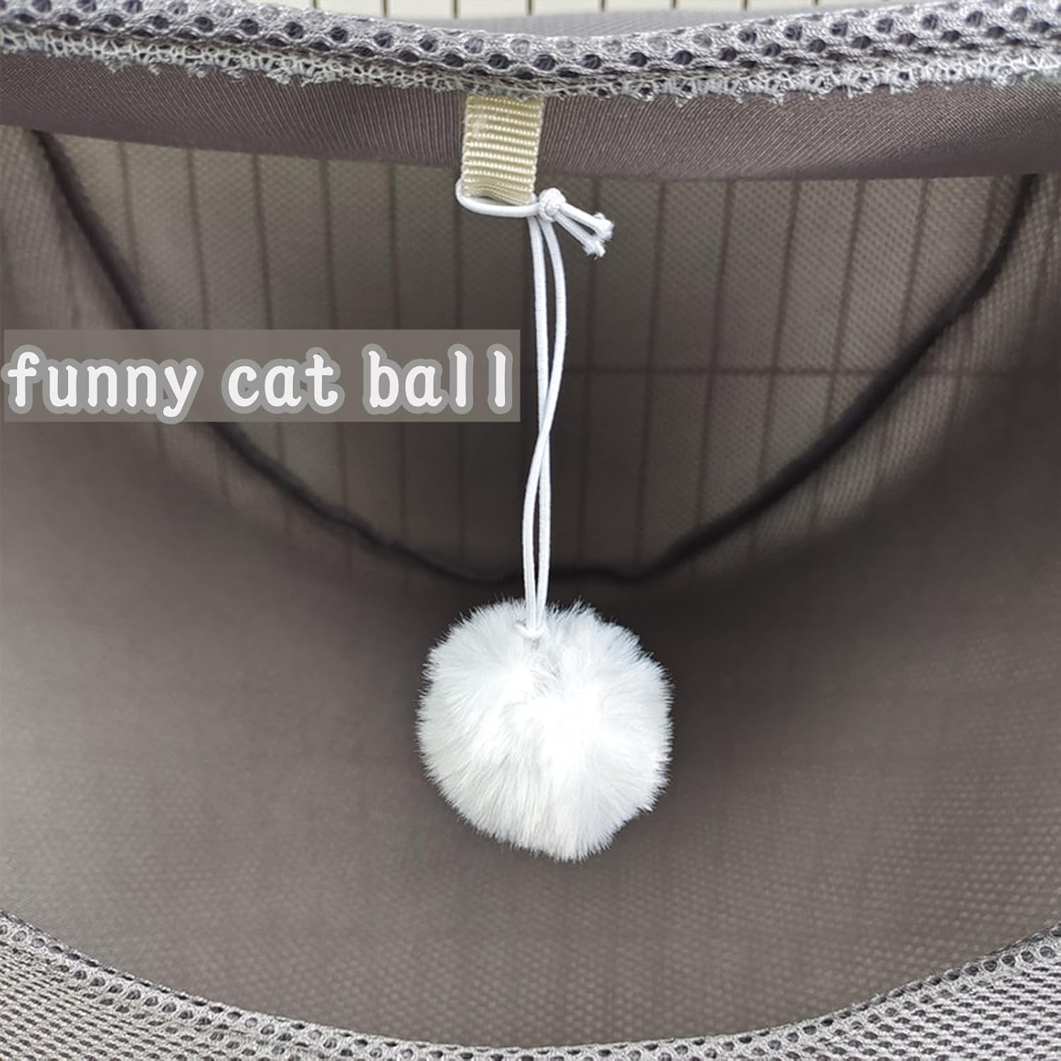 review Cat Cage Hammock Hanging Pet Bed, Summer Breathable Pet Cage Hammock, Thickened Air Mesh Fabric with Adjustable Straps (Color : Blue)