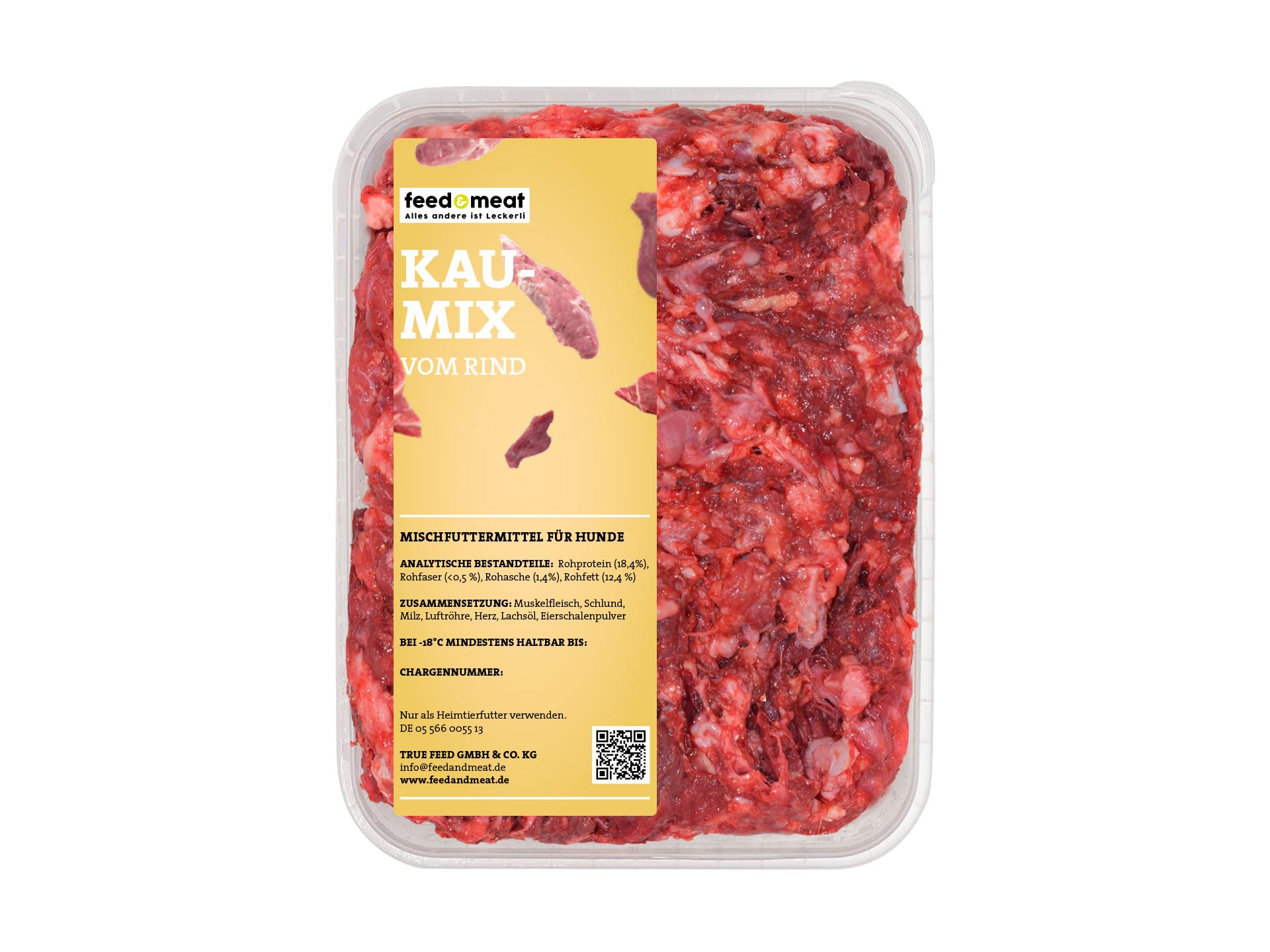 feed&meat Barf Fertigmenüs - 3 Wochenpaket inklusive Obst, Gemüse und Ölen - 21 x 500g Komplettmixe und 1x Brustbeinknochen regional und frisch