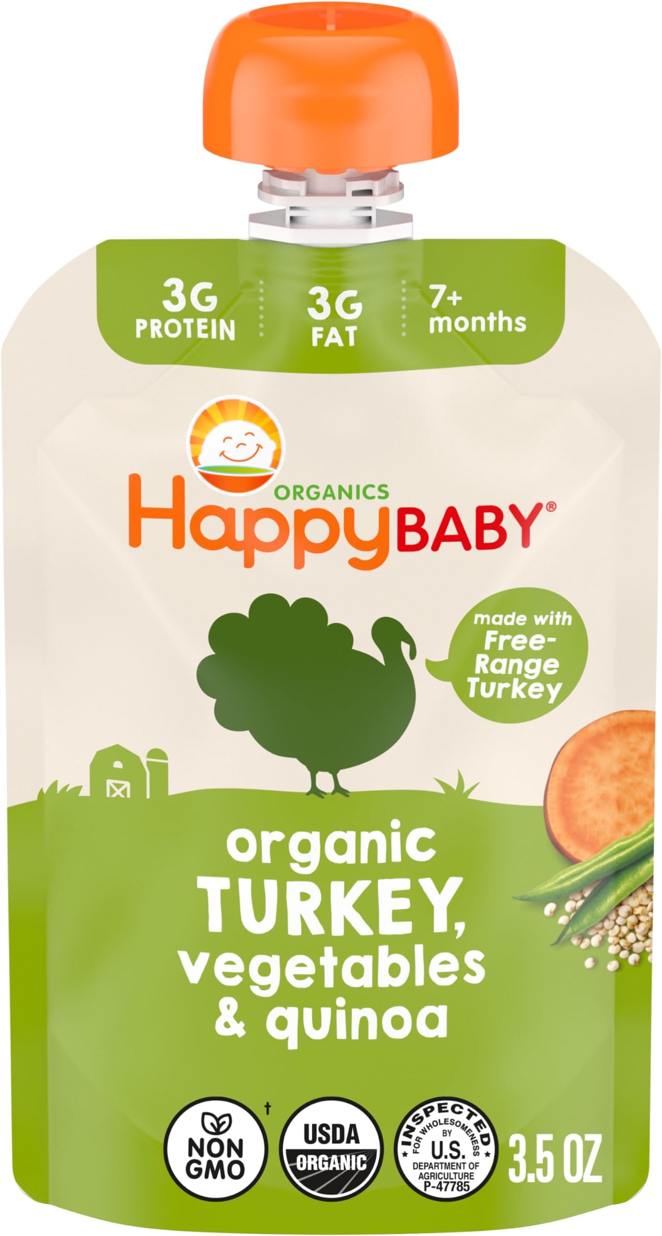 Savory Blends Stage 3, Turkey Veggie Quinoa, 3.5oz (16 Pack)