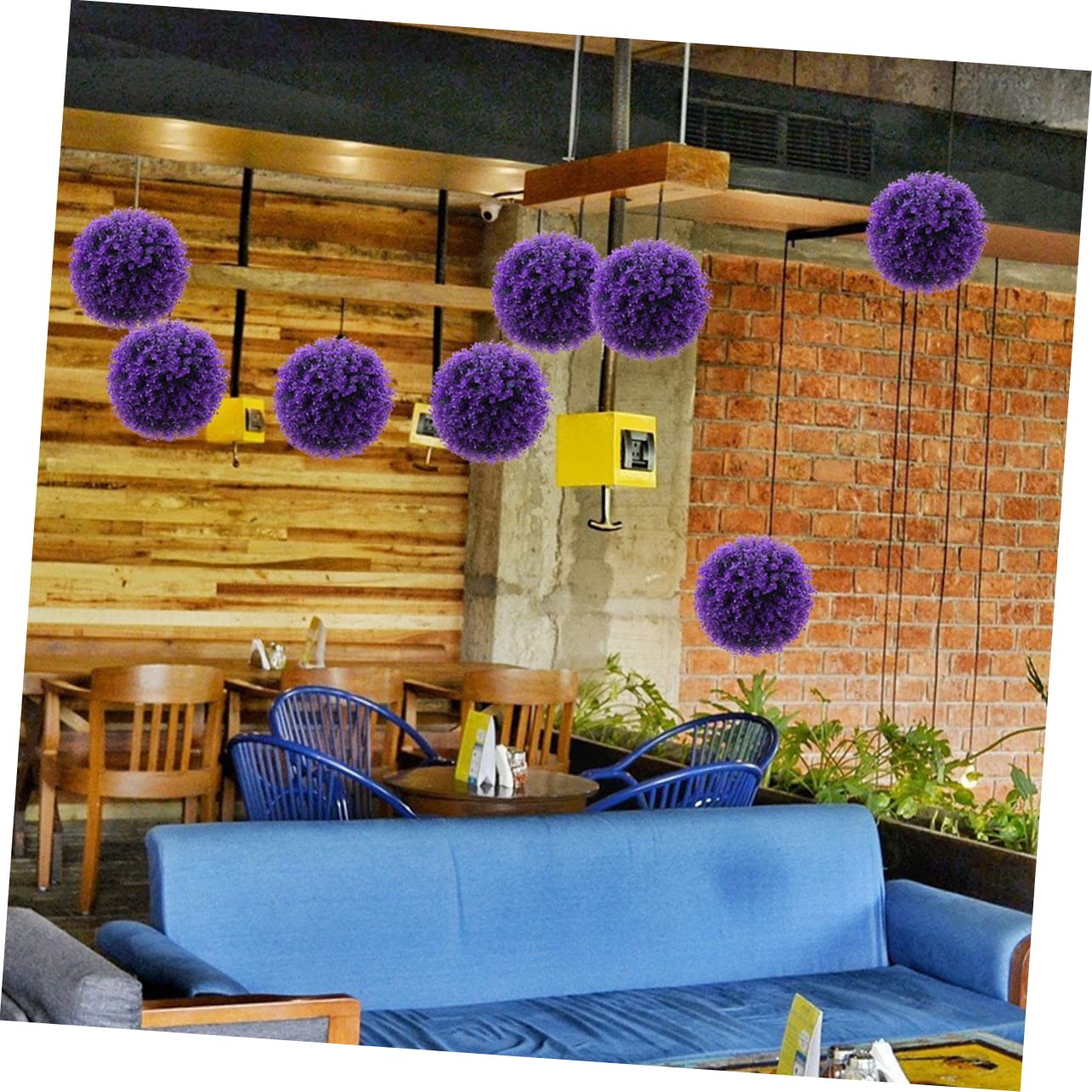 LIFKOME 2pezzi Topiaria Artificiale Decorazione Appendere Per Ed Design e Realistico Øcm Per e Cerimonie