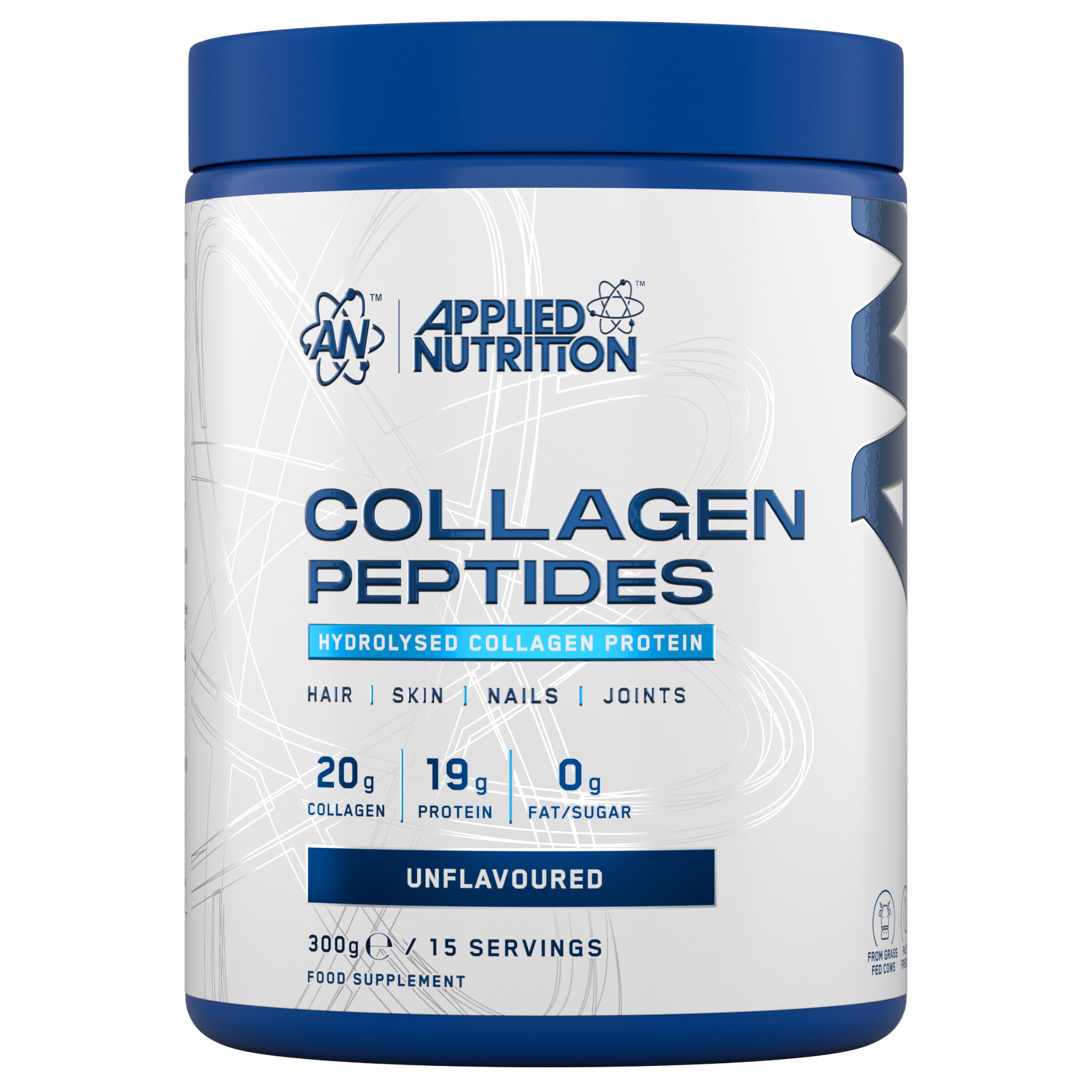 Applied Nutrition Hydrolysed Bovine Collagen Peptides 300g - 2 Pack