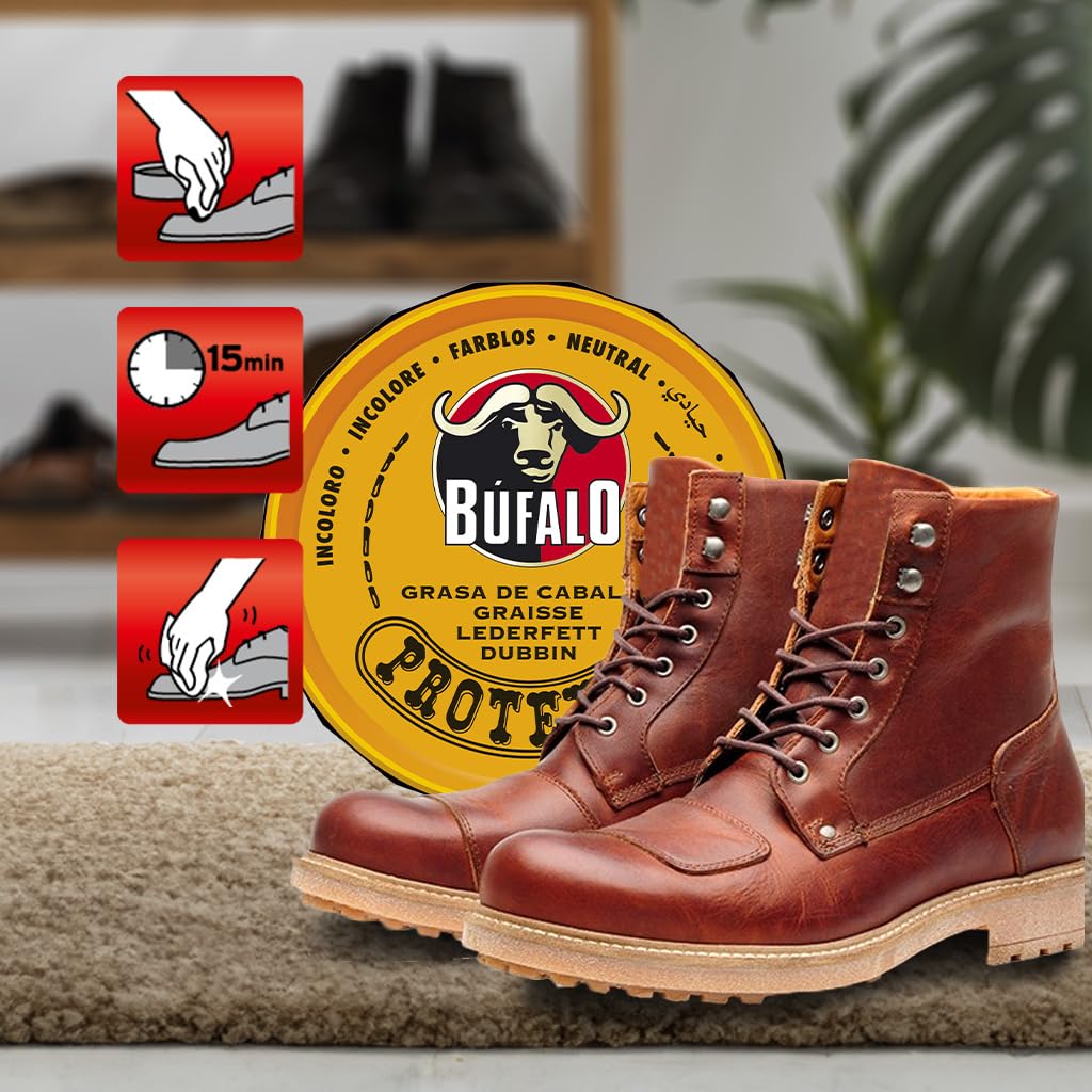 Búfalo Protexol Grasa de Caballo Lata Nº 3 Incoloro 75 Ml