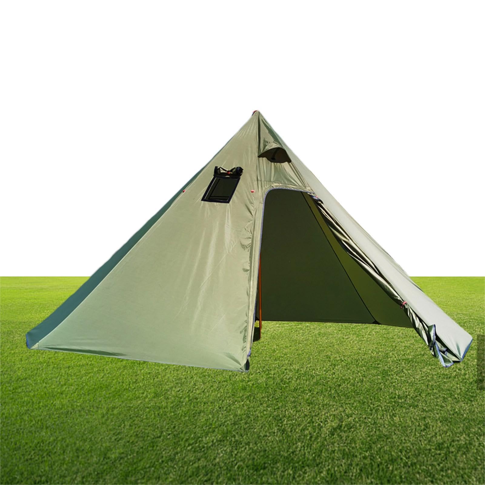 Tente pyramidale résistante aux intempéries tipi de camping - 8