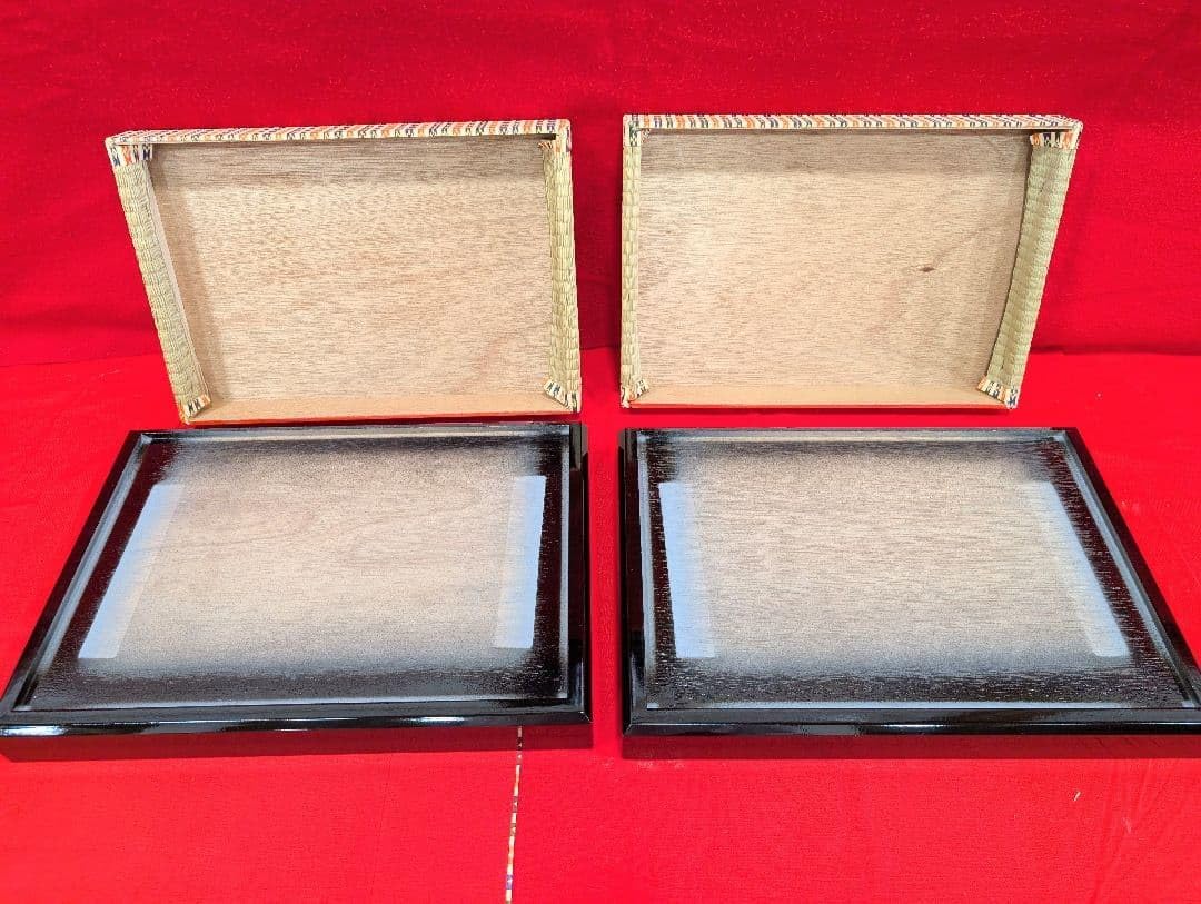 六番 親王台 飾り台 畳 黒塗り 繧繝 緑 雛人形 お雛様 ひな祭り 小道具