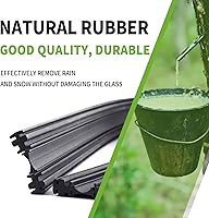 Vista 4 de PARRATI® - Limpiaparabrisas de repuesto de alta calidad y desempeño de 26 y 24 pulgadas, para todas las estaciones, para Toyota Sequoia desde 2008