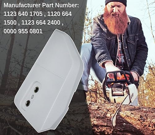 Miniatura 3 de Zkqlzoqi Cubierta de piñón de embrague de cadena para Stihl MS180 MS170 018 017 - Perno de barra para pieza de motosierra, cubierta de piñón de