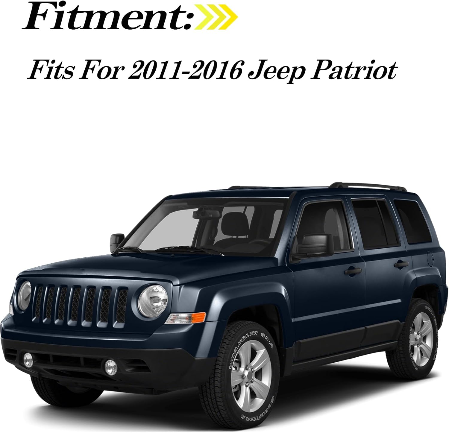 Front Bumper License Plate Frame Mounting Bracket Tag Holder Fits for 2011 2012 2013 2014 2015 2016 Jeep Patriot Replace 68080450AA CH1068126