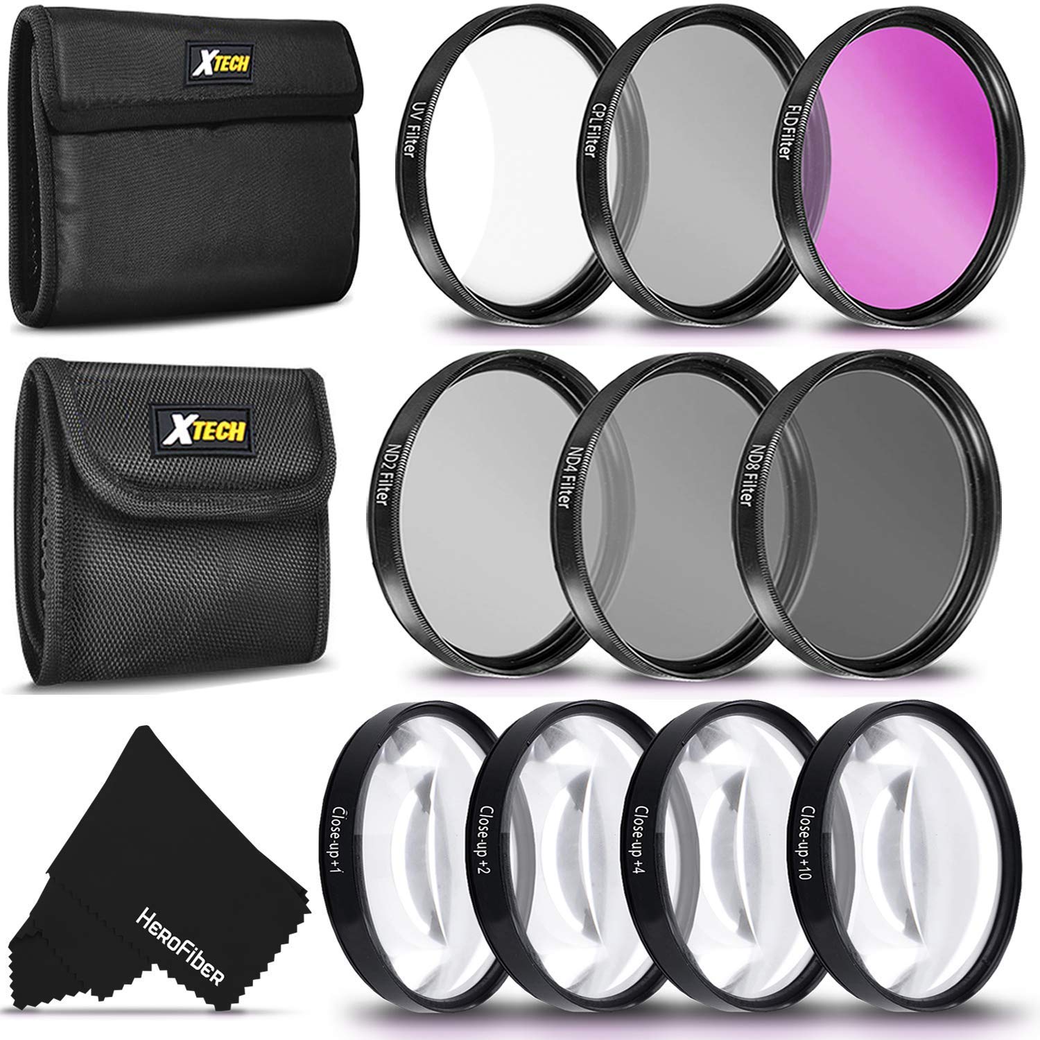 Buy Ultimate 10pc 52MM Professional Filters KIT Including 52mm HD
