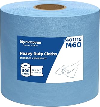 Heavy Duty Cloths, Extra Absorbent Towels Jumbo Roll,Blue