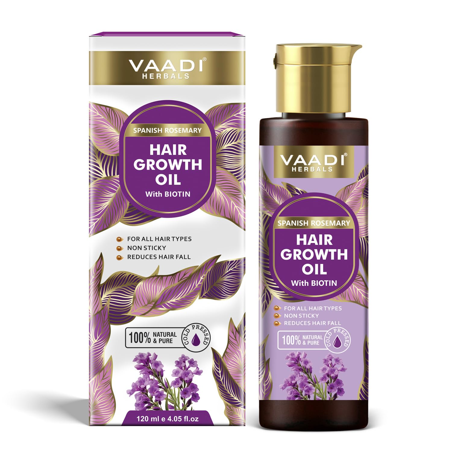 Spanish Rosemary Hair Growth Oil with Biotin-Promotes Hair Growth- Reduces Hair Fall-Strong Hair- Prevents Dandruff- For All Hair Types- 120ml-image-12
