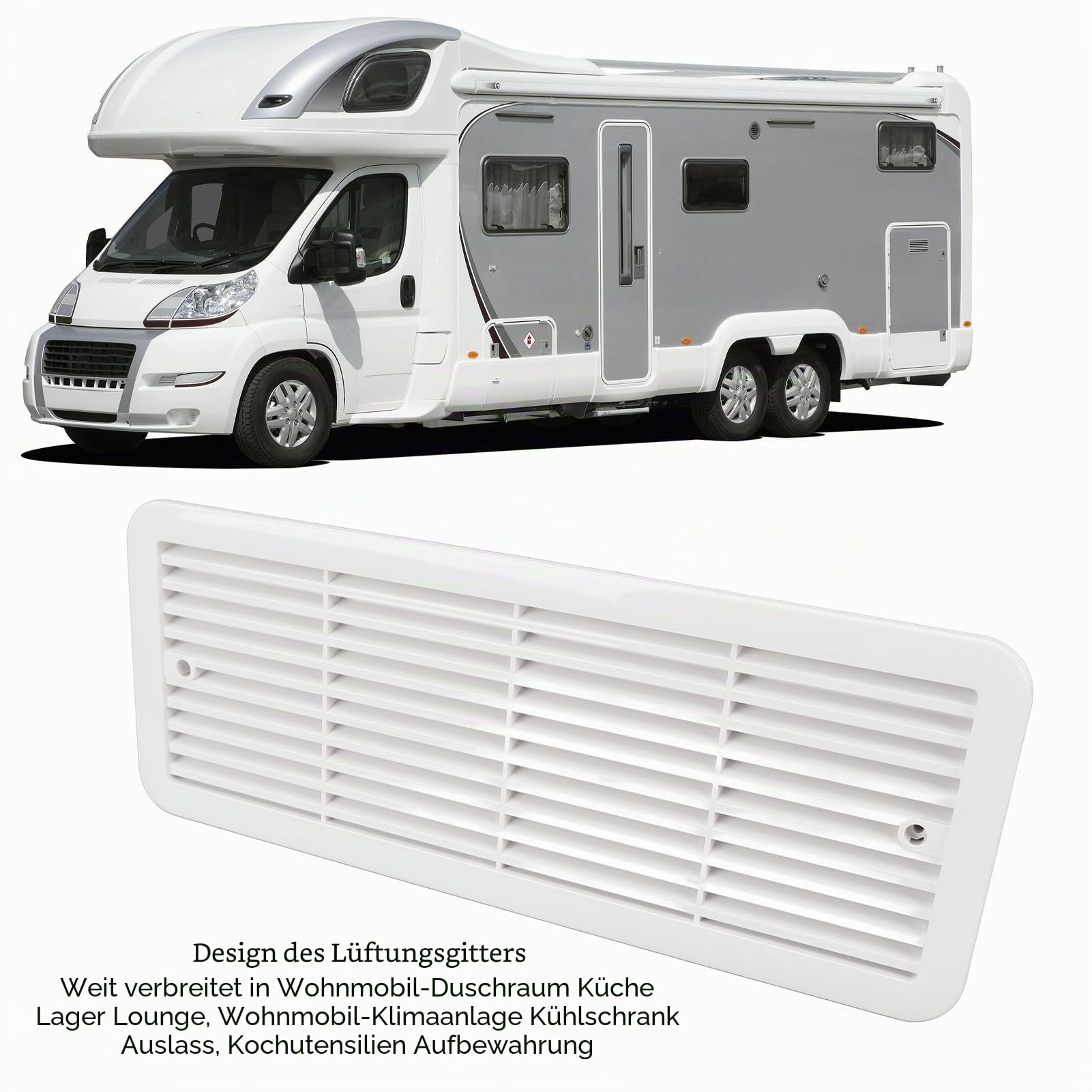 Luocute 12-V-Kühlschrank-Verdampfer-Lamellenventilator, 3 Ventilatoren Maximieren den Luftstrom, Wird an Verdampferlamellen Befestigt, Wohnmobil-Kühlschrankventilator, Leiser