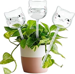 Hand-Blown Glass Self-Watering Globes — 3 Pack