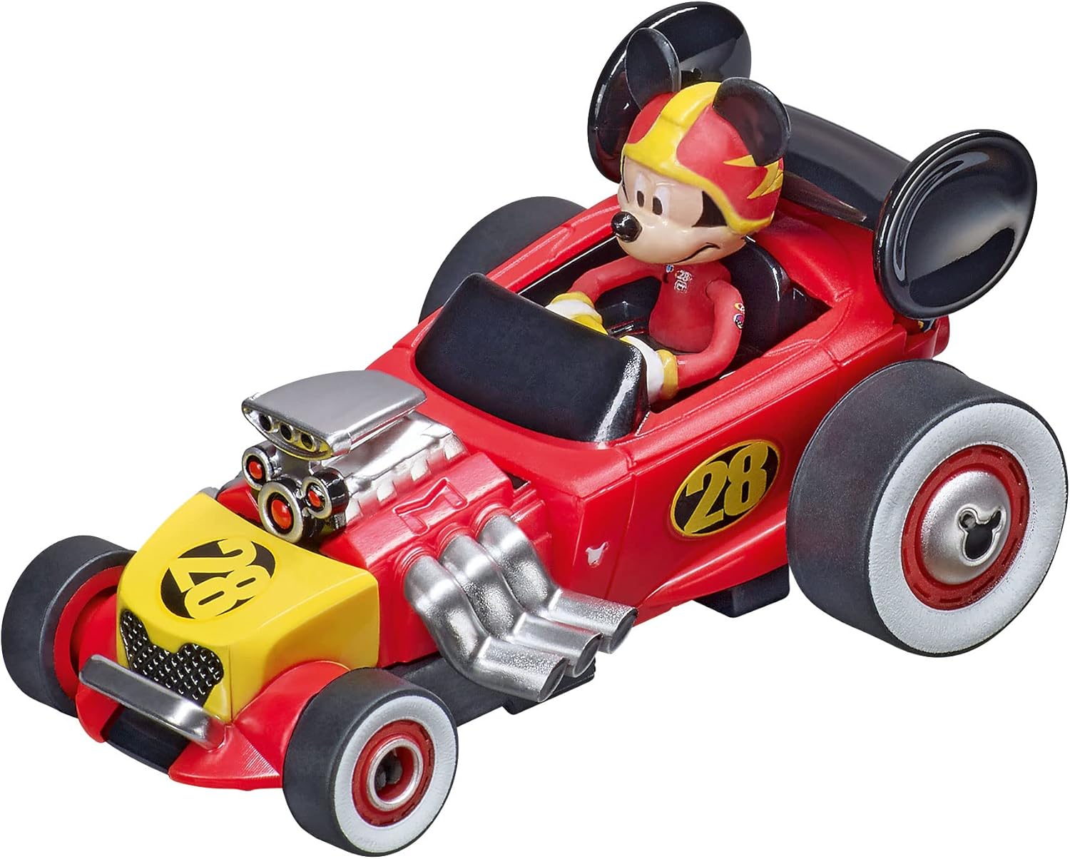 Carrera First I Mickey Mouse Slot Car I Scale 1:50 I Detailed Replica I Brings The Magic of Disney Directly to The Children's Room I Ideal for Boys and Girls and Little Disney Fans