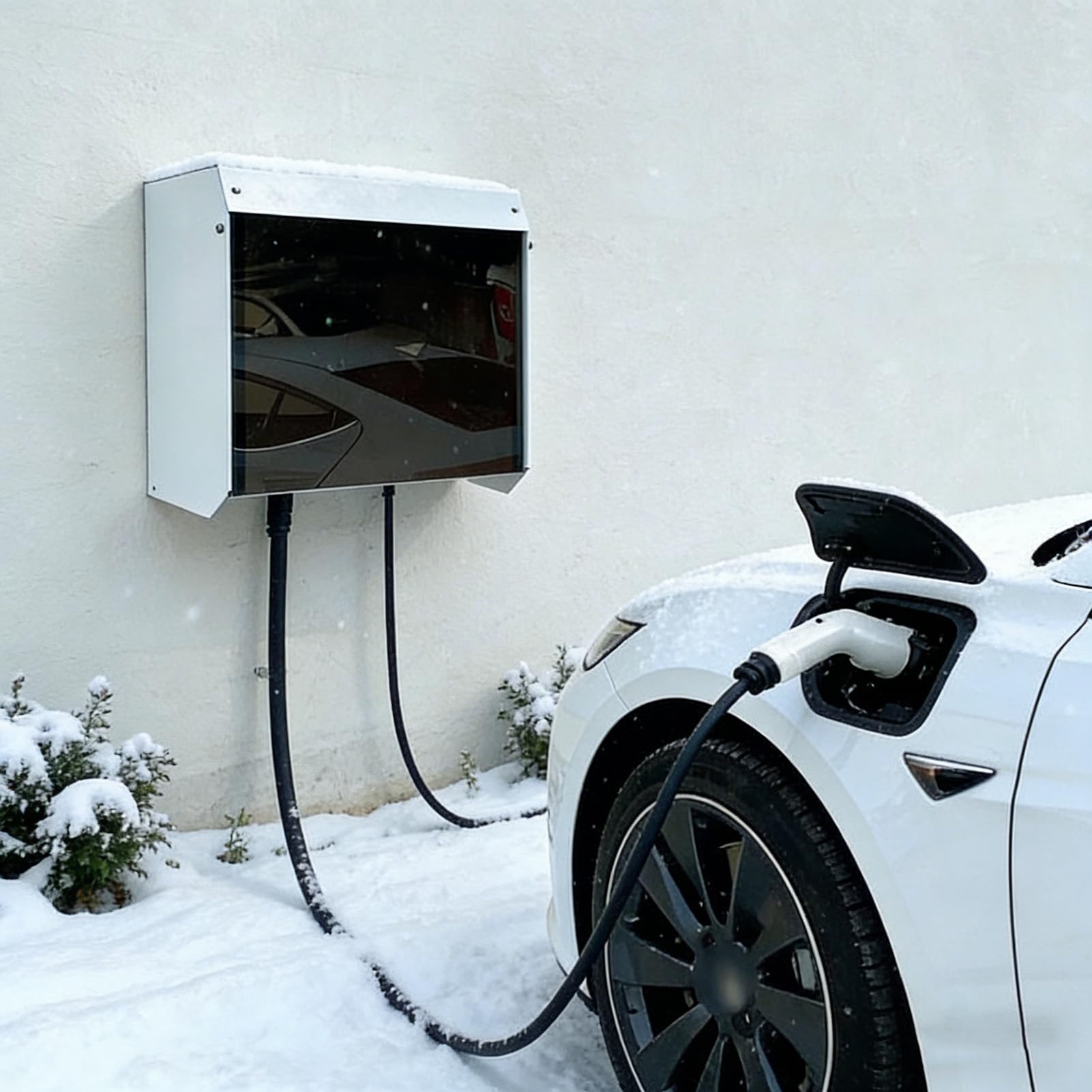 Générique Toit de Protection pour borne de Recharge de véhicules électriques,Couverture métallique pour borne de Recharge,Couverture de Protection pour contrôle d'accès aux équipements électriques