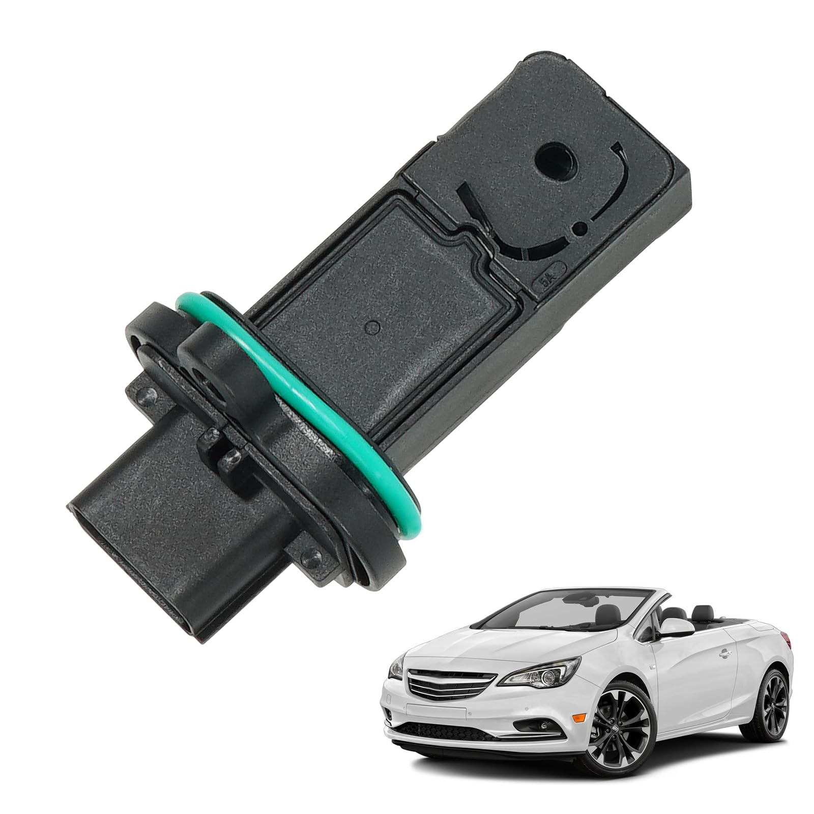 KozliraMAF Mass Air Flow Sensor Meter Compatible with Buick Cascada 1.6L 2016-2019, Encore 1.4L 2016-2019, Fit for Chevy Chevrolet Cruze 1.4L 2016-2017#Replace 0280218433 12671625
