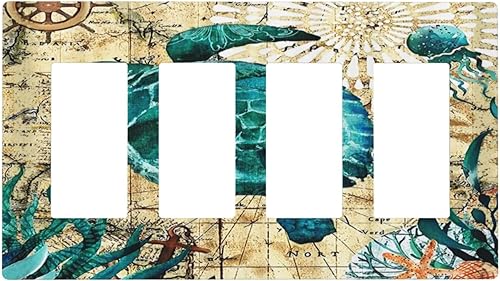 Vista 892 de Placa de pared con interruptor de luz de doble interruptor de pared para niños, diseño de dinosaurio, galaxia, espacio exterior, planeta, nebulosa