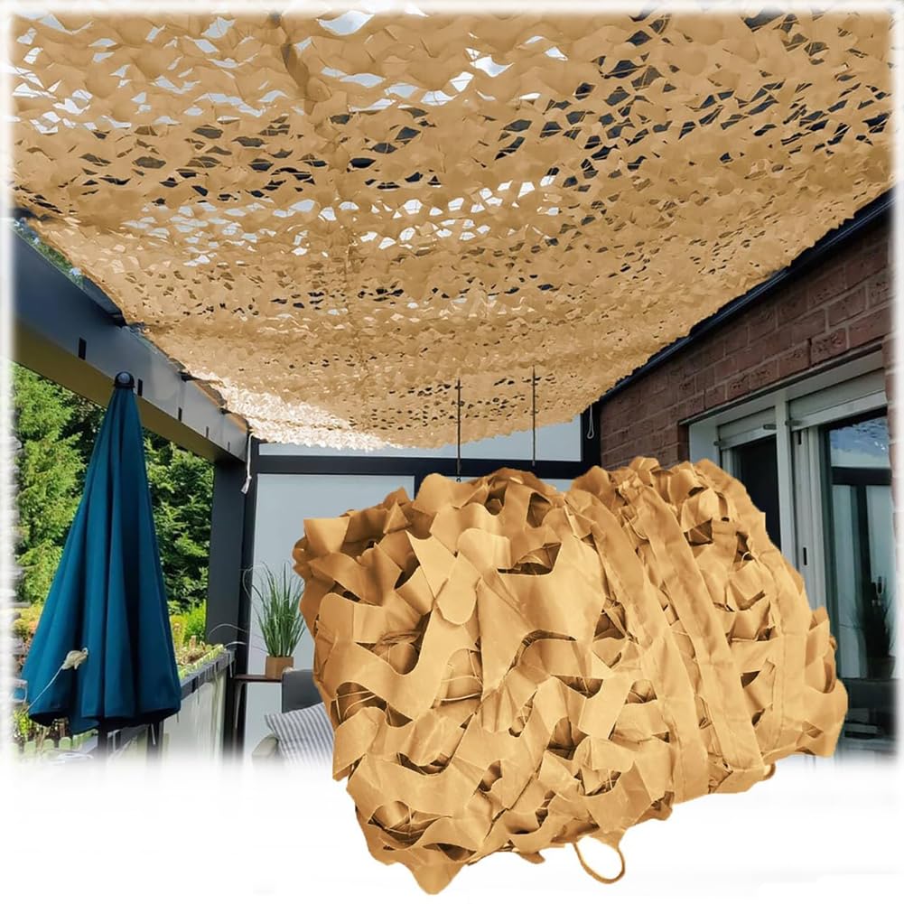 Filet de camouflage Oxford pour créer une ombre naturelle sur votre terrasse de camping