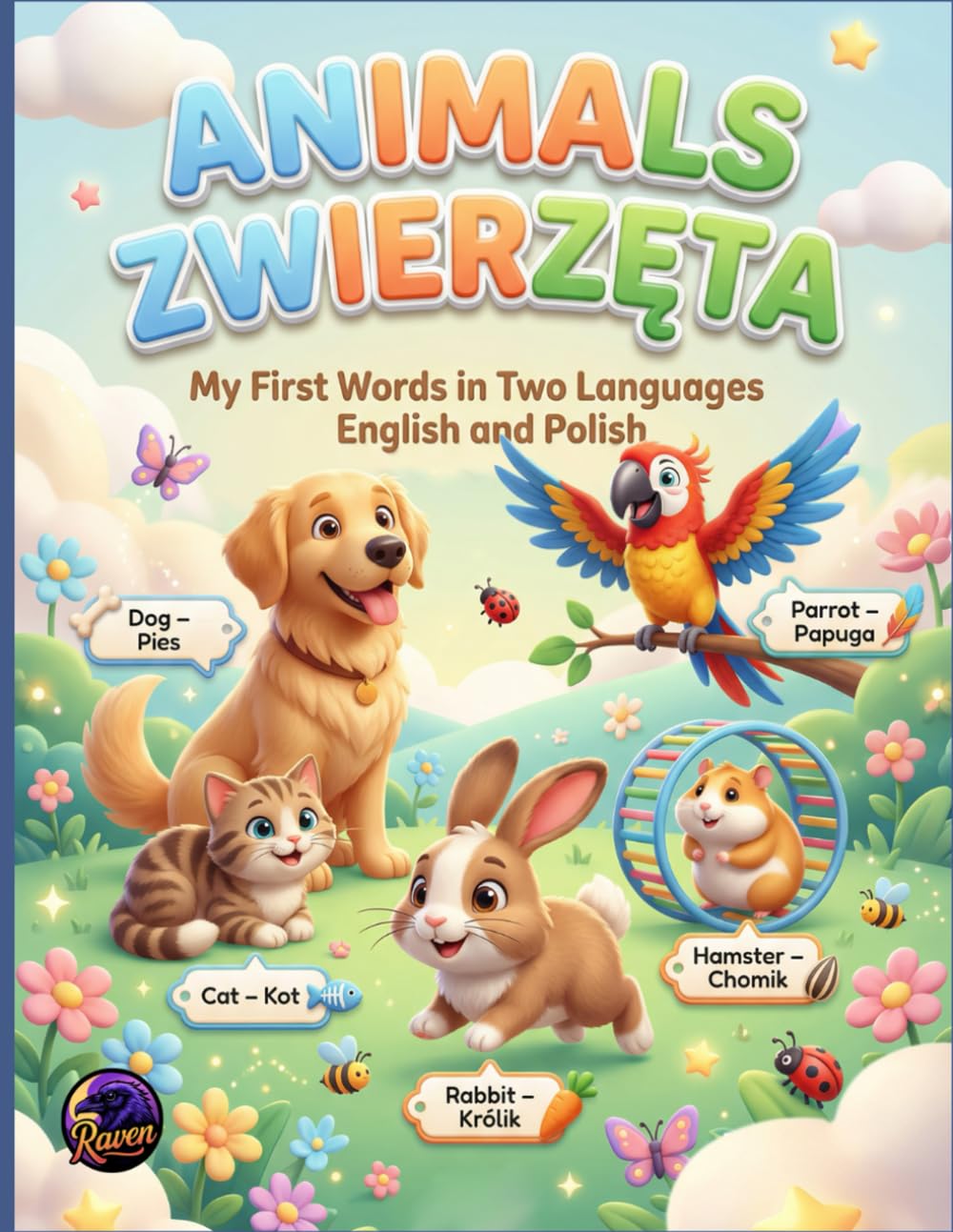 Animals – English–Polish Picture Dictionary for Kids: Learn Animal Names in English and Polish | Educational Book for Children