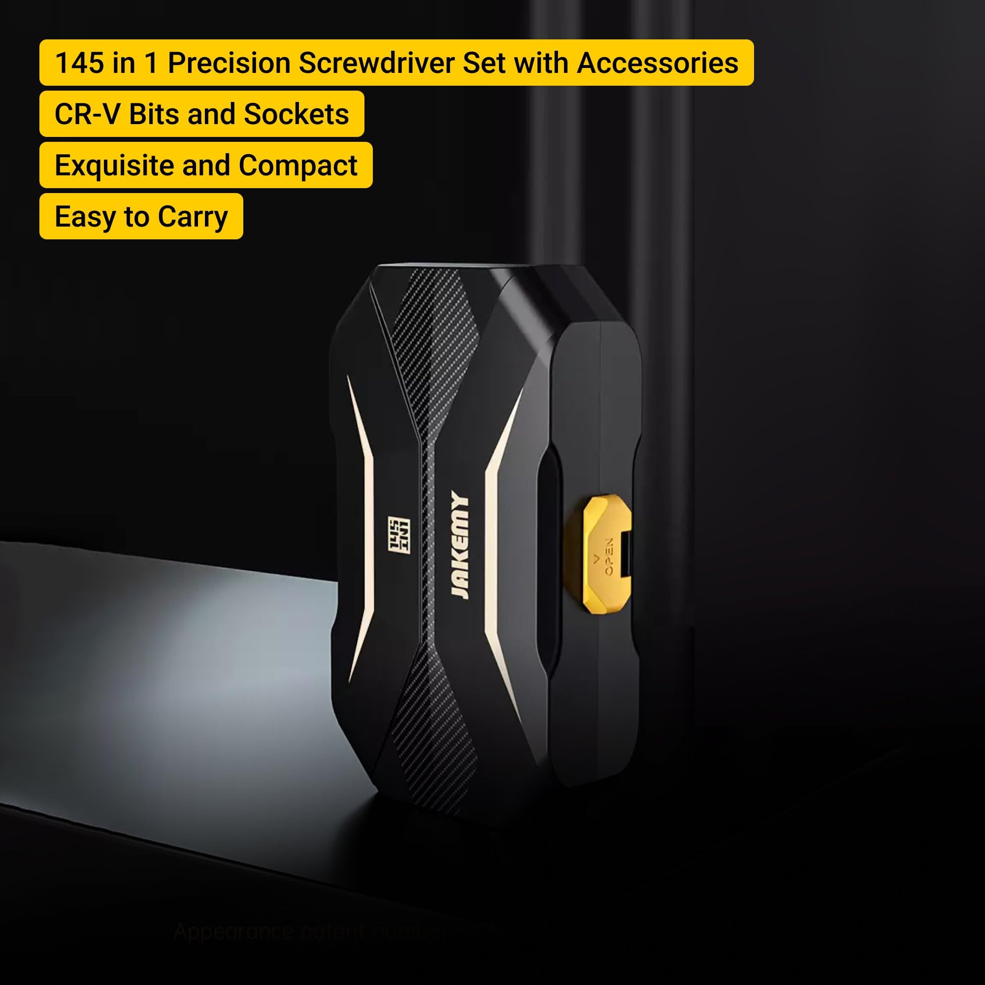 Conjunto de chaves de fenda de precisão Jakemy JM-8183 145 em 1