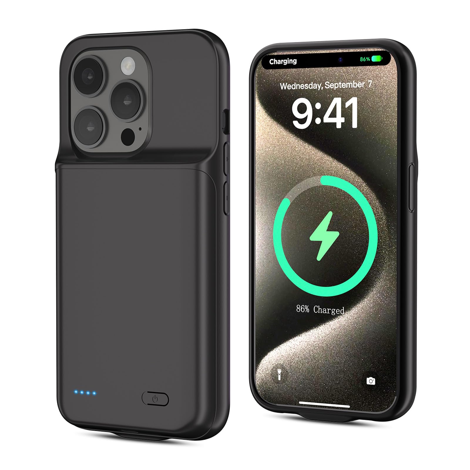 Coque Batterie IPhone 17 Air 8500 MAh - Recharge Rapide - Support Pliable - Protection Anti-Choc