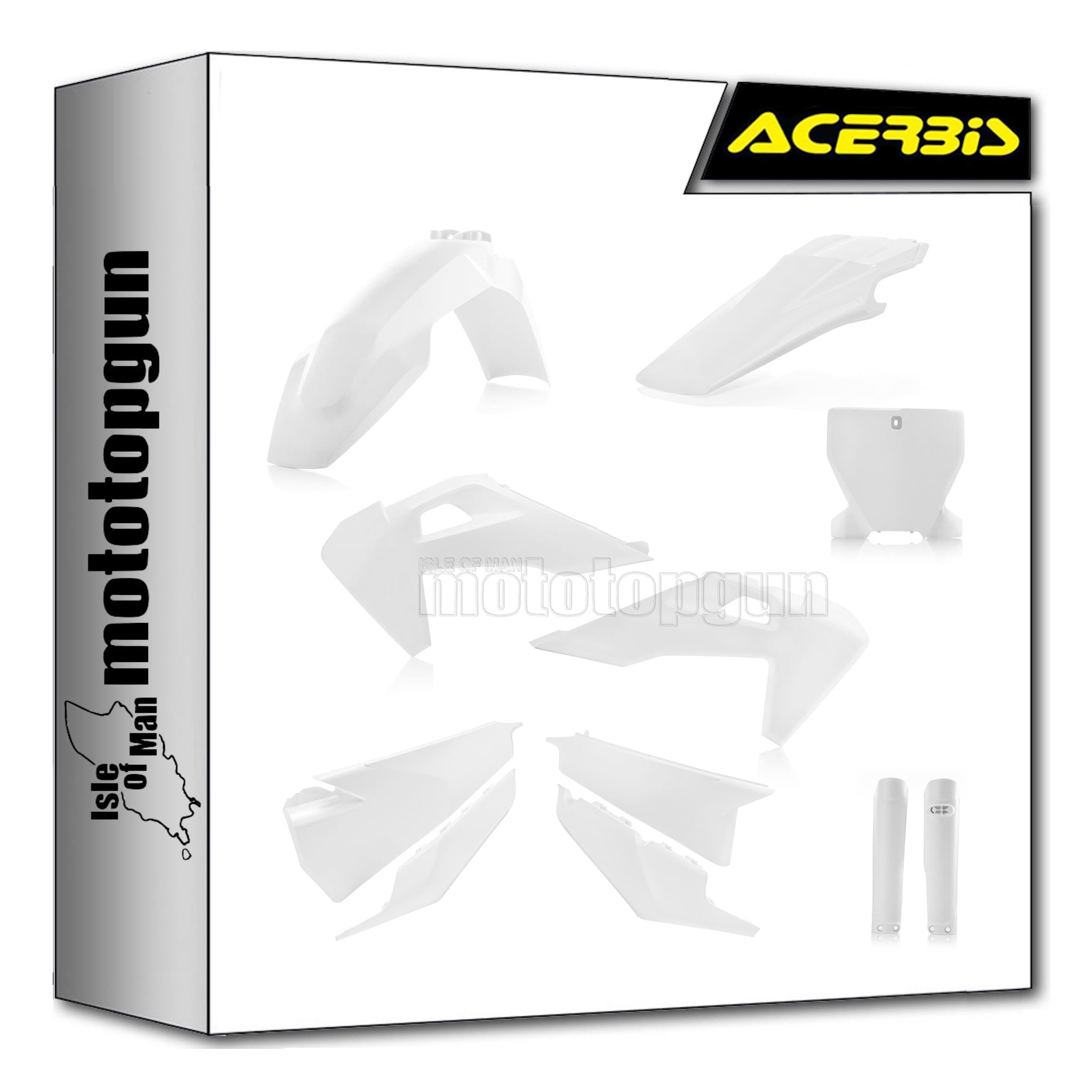 Kit cache carenage blanc de remplacement pour Husqvarna FC 350 - 3