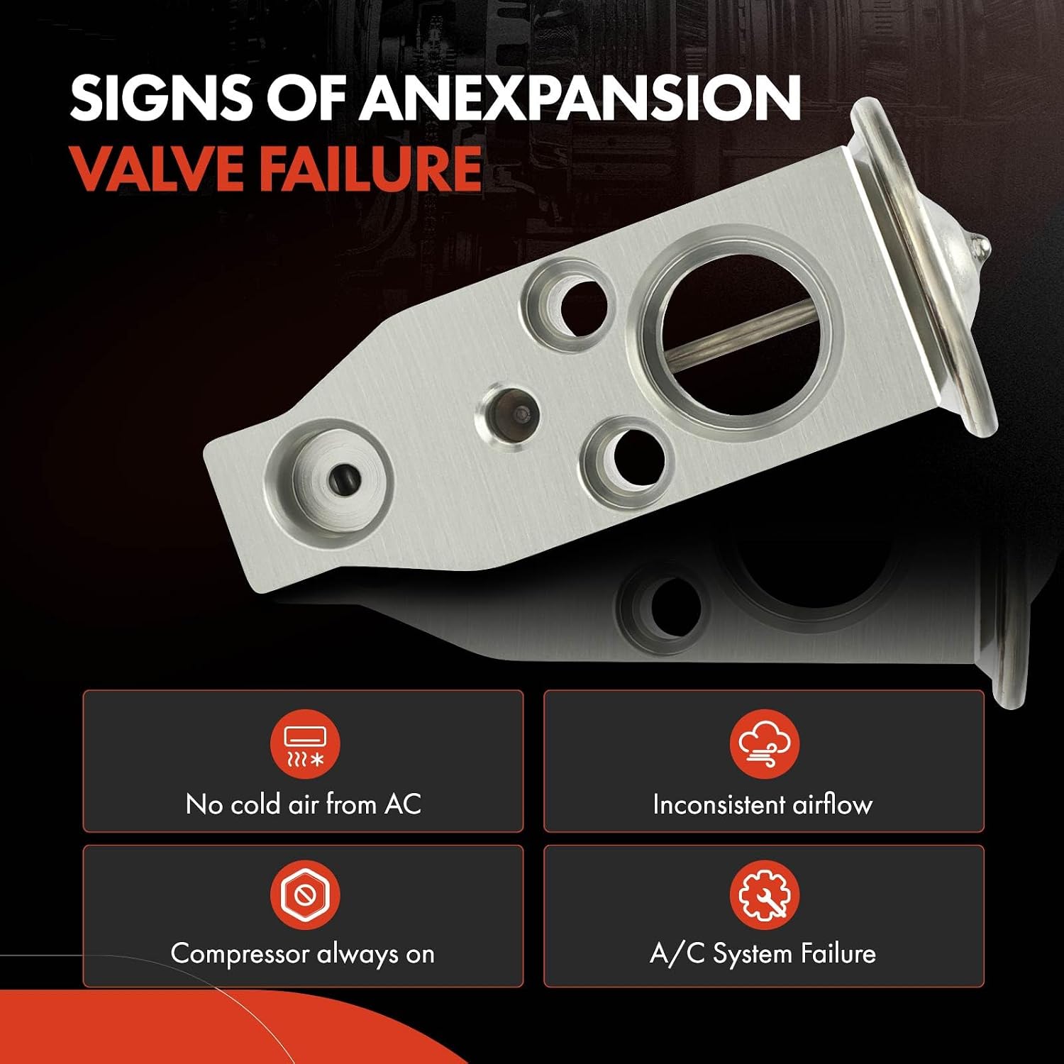 A-Premium AC Expansion Valve Compatible with Nissan Rogue Sport 2020-2021, Rogue 2020 & Infiniti QX50 2019-2020