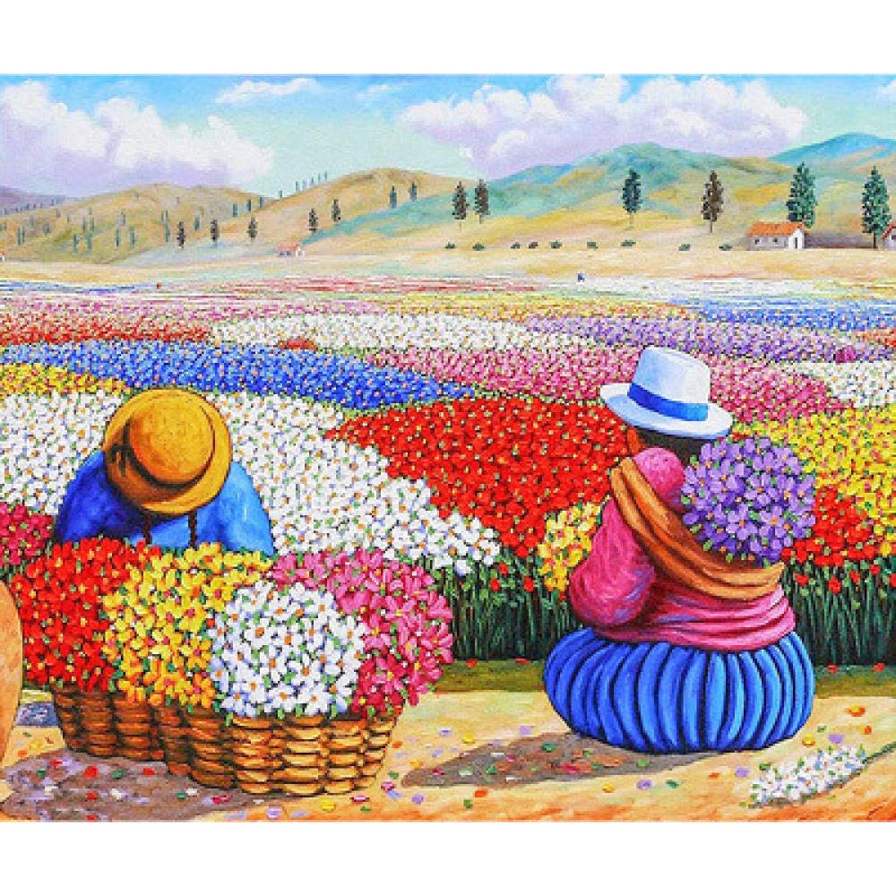Broderie diamant 5D paysage pour briser la routine avec un kit de mosaïque carrée complet