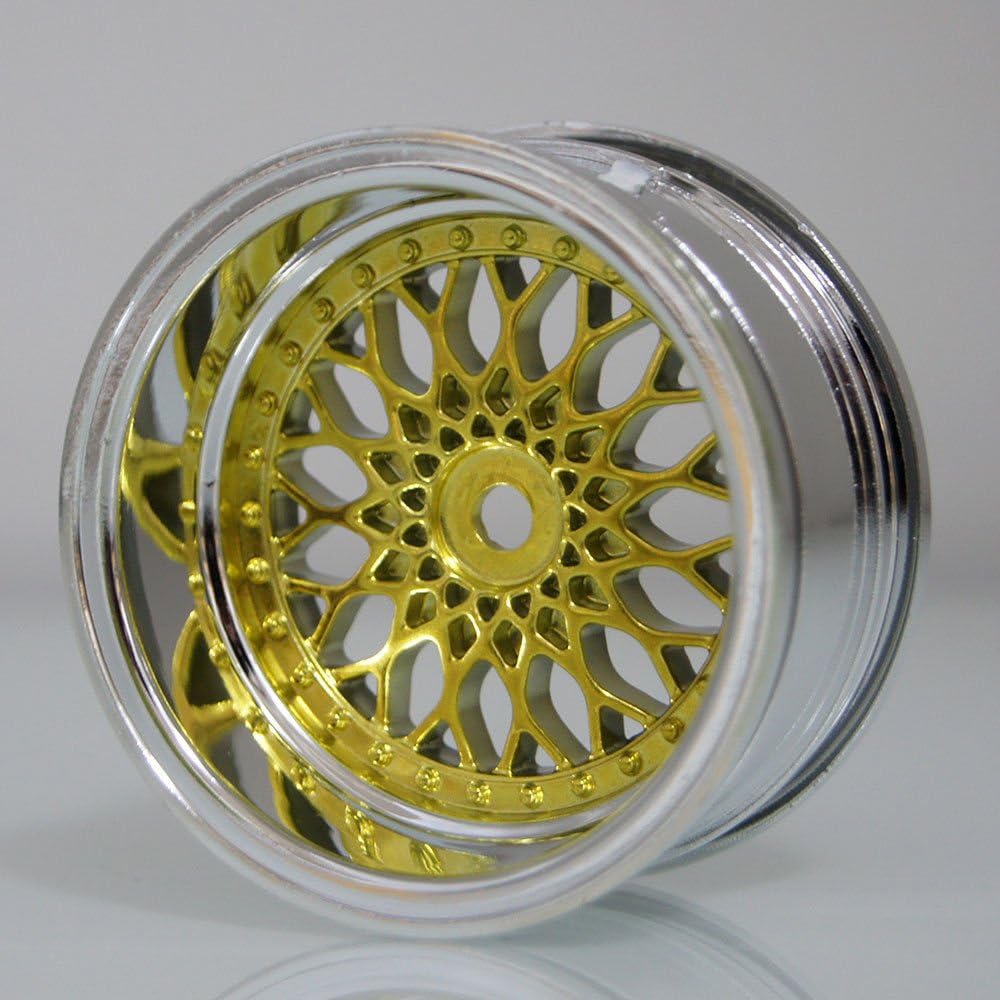 RC 2082 Plating Plating Wheel Rim 4P for HSP 1:10 Offset:9mm On-Road Drift Car