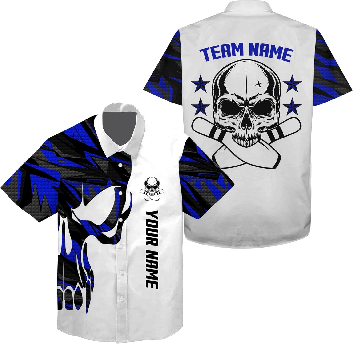 Personalized Bowling Shirts, Bowling Jerseys for Men, Hawaiian Shirt for Men, Custom Team Names Hawaiian