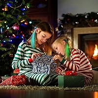 Vista 7 de URSMART - 12 clips de luz LED para el cabello, 6 piezas de luces LED y 6 accesorios de mariposa para el cabello para mujeres, horquilla LED